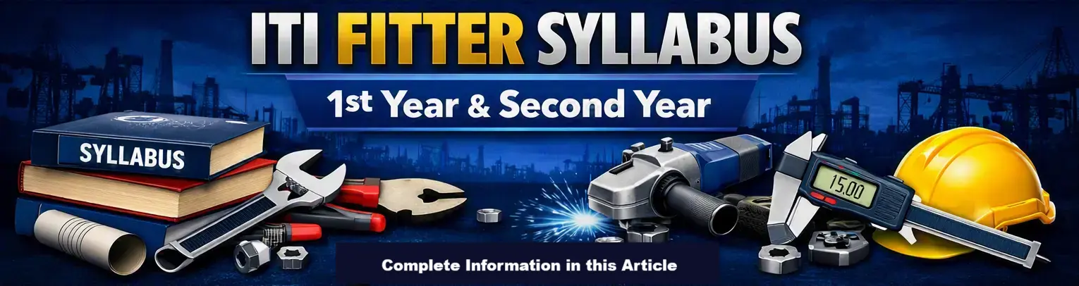 ITI Fitter Syllabus 2026 | ITI Fitter Trade Syllabus | NCVT Fitter Syllabus | ITI Fitter Course Subjects